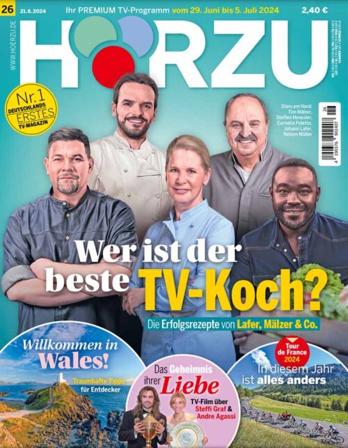 Titelbild der Zeitschrift HÖRZU, Ausgabe Juni 2024